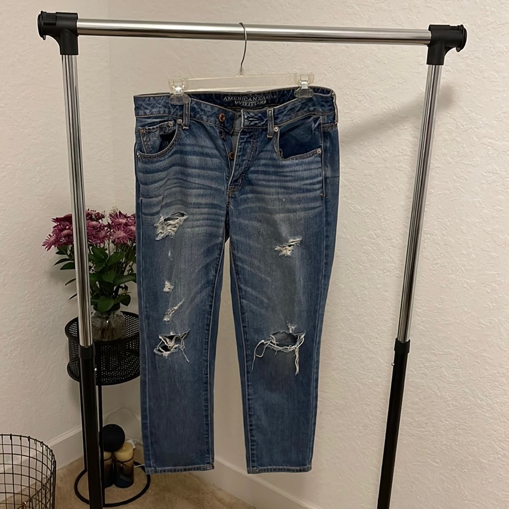 AE Boyfriend crop jeans